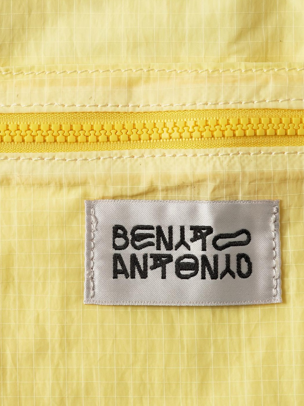 Benito Antonio By Zara Fabric Shopper Shoulder Tote Bag Yellow New With Tags - Picture 4 of 8